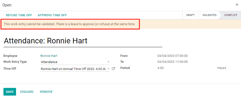 Деталі конфлікту відображаються у спливаючому вікні.