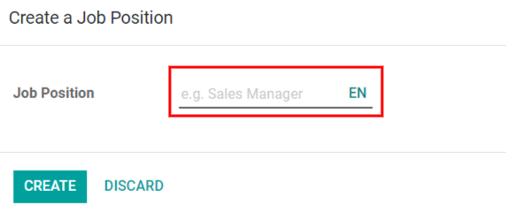 Створіть нову посаду.