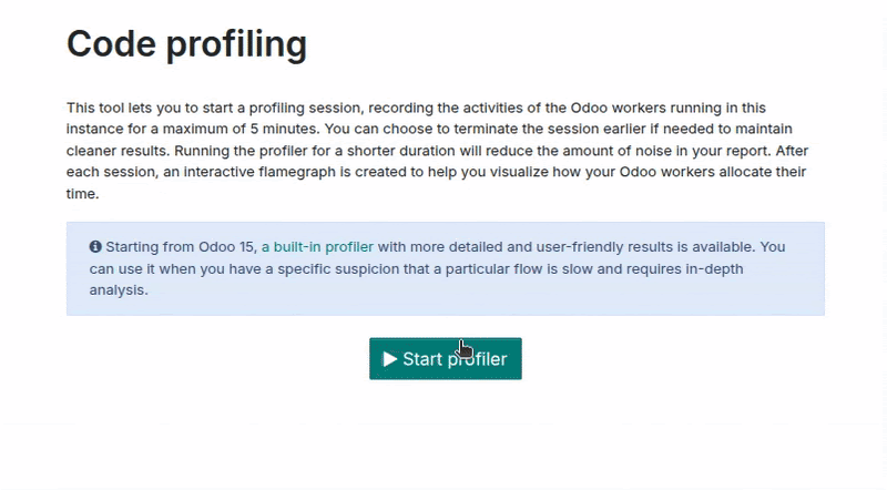 Використання профайлера коду