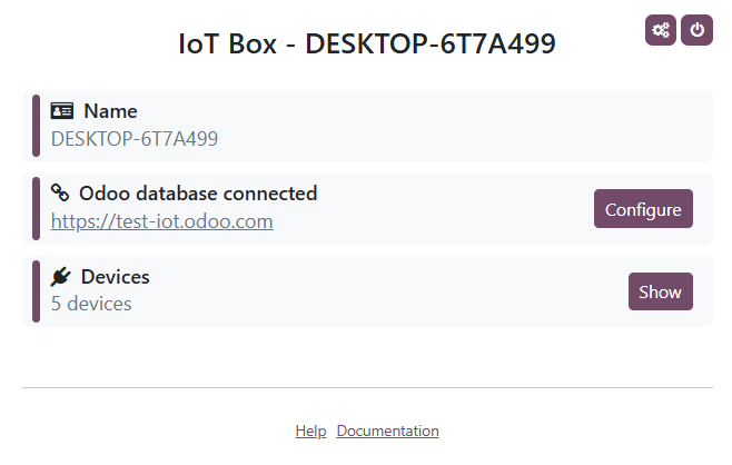 Домашня сторінка віртуального IoT Windows