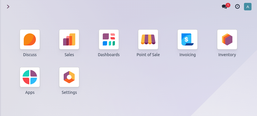 Приклад бази даних Odoo